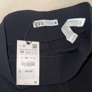 Zara Black Wide-Leg Pants